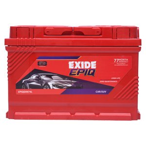 Exide Epiq (Epiqdin74L) battery For Car