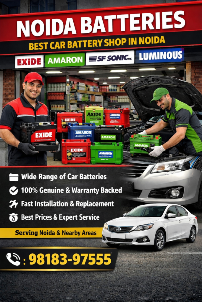 Best Car Battery Shop Noida