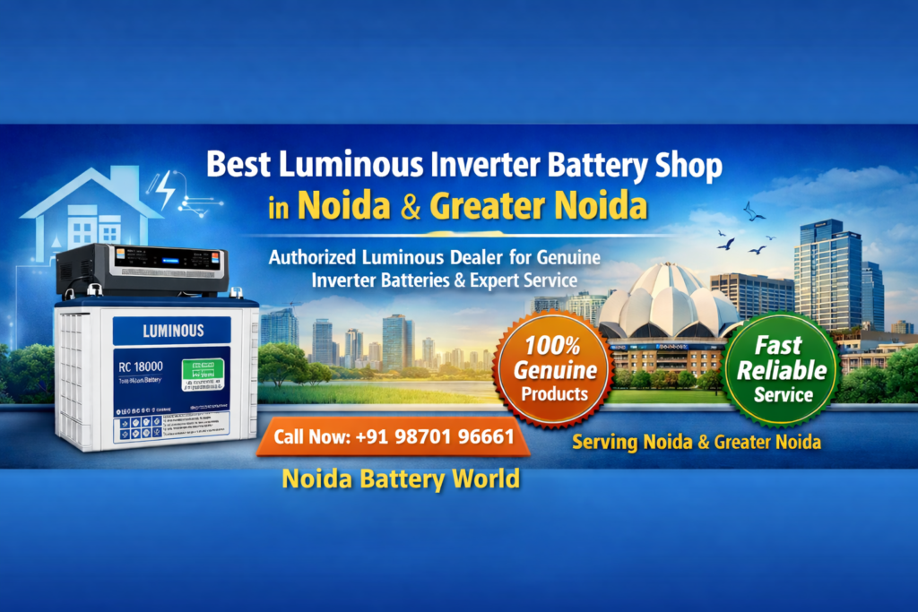 Luminous Inverter Battery Dealer Noida