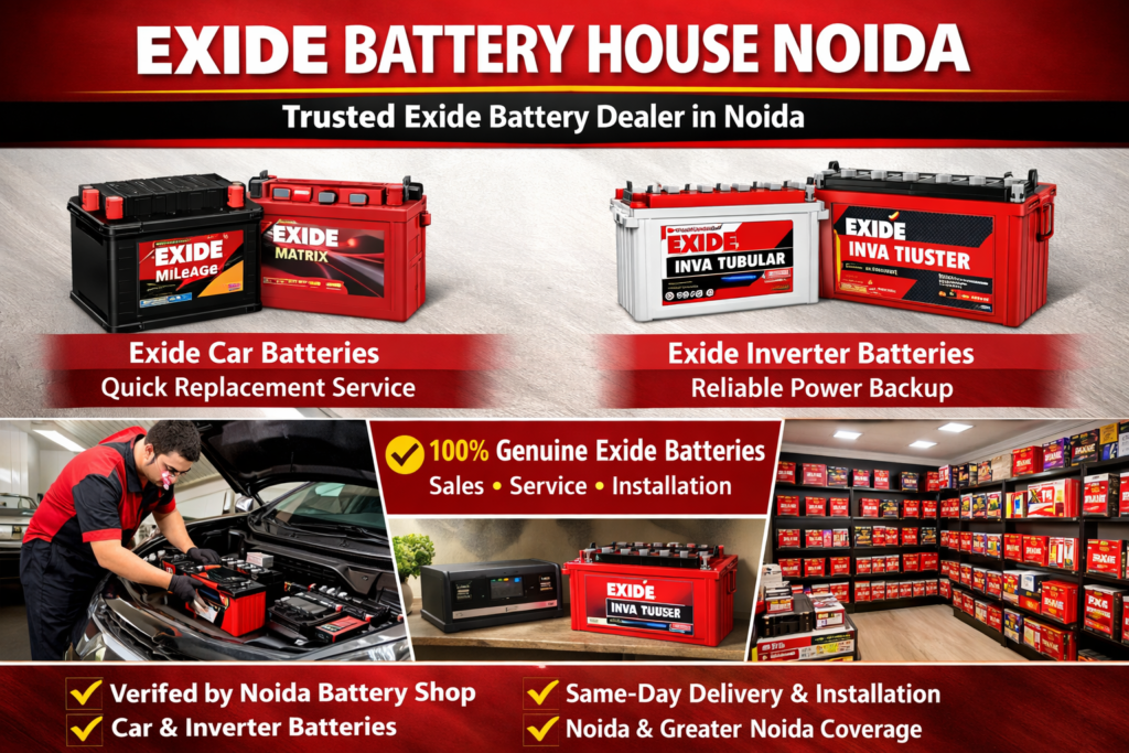 Best Exide Battery Dealer in Noida